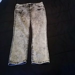 Black Pre-Washed Jeans